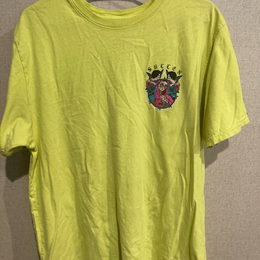 Shirt Men’s Yellow Graphic Tee Sullen Art Collective men’s xl